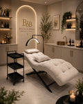 The Roma Velour Treatment Bed – Cashmere & Noir